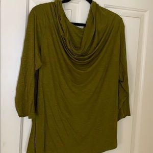 Cowl neck blouse